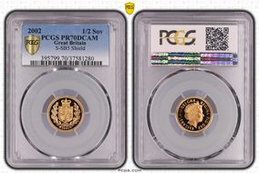 2002 1/2 Sov S-SB5 Shield PR70DCAM