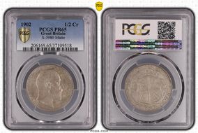 1902 1/2 Cr S-3980 Matte PR65