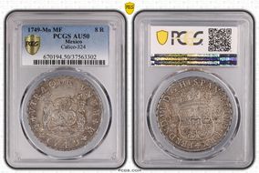 1749-Mo MF 8 R Yon-M8-49 Calico-473 AU50