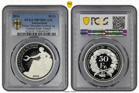 2016 50 Fr Ticino Shooting Festival San Gottardo PR70DCAM