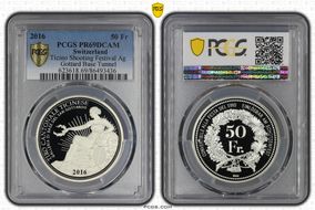 2016 50 Fr Ticino Shooting Festival San Gottardo PR69DCAM