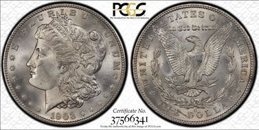 1903-O $1 MS66+