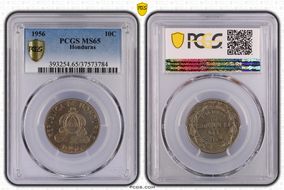 1956 10C MS65