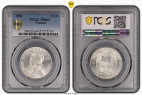 1930 1/2 B KM-12.1  Ag MS64