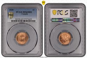 1939 1C MS65RD