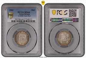 1943 Shil S-4083 Scottish Rev MS64