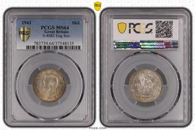 1943 Shil S-4082 English Rev MS64