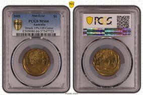 2005 $1 MS66