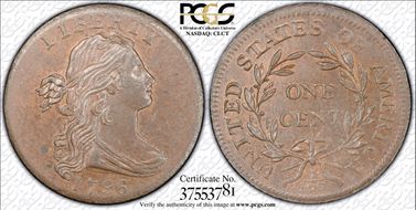 1796 1C S-98 MS63+ BN