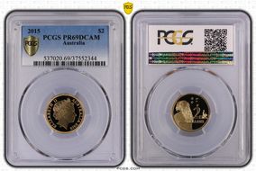 2015 $2 PR69DCAM