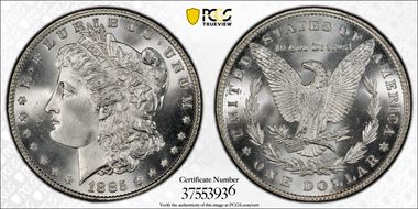 1885 $1 MS67+