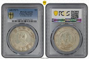 (1927) $1 Y-318a LM-49 AU53