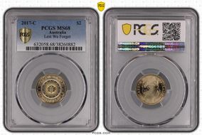 2017-C $2 Lest We Forget Colorized MS68