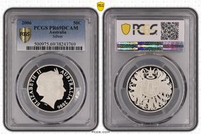 2006 50C KM-821 Ag Round PR69DCAM