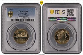 2017 $1 Possum Magic Lamingtons MS66