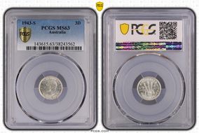 1943-S 3D MS63