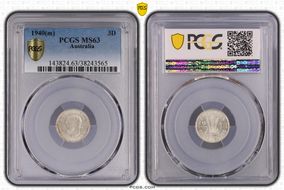 1940(m) 3D KM-37  Ag MS63