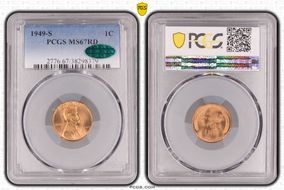 1949-S 1C MS67RD