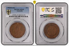 1933/2 (m) 1D VF35BN