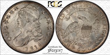 1819/8 50C O-106 MS62