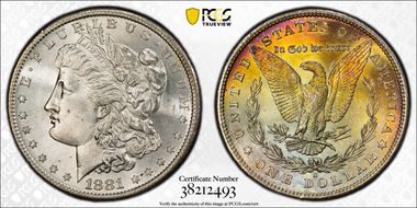1881-S $1 MS65
