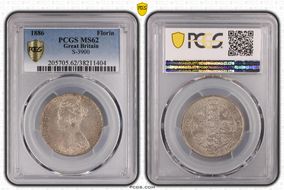1886 Florin S-3900 MS62