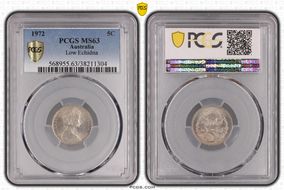 1972 5C Low Echidna MS63