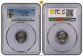 2001 5C Large Head MS66