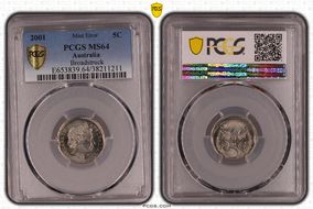 2001 5C Large Head MS64