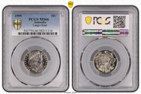 1999 10C Large Head MS66