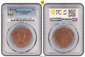 1964 (m) 1D MS64BN