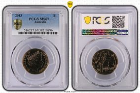 2013 $1 MS67