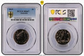 2015 $1 MS67