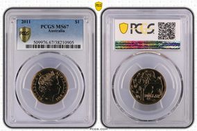 2011 $1 MS67