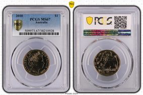 2010 $1 MS67