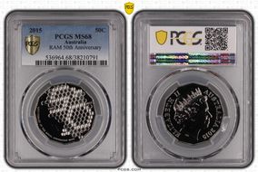 2015 50C RAM 50th Anniversary MS68