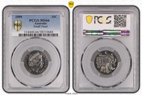 1999 10C Small Head MS66