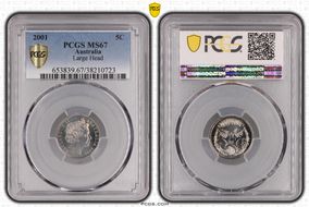 2001 5C Large Head MS67
