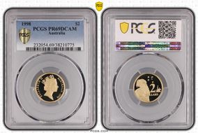 1998 $2 PR69DCAM