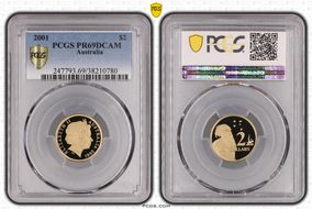 2001 $2 PR69DCAM