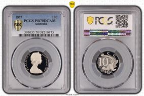 1977 10C PR70DCAM