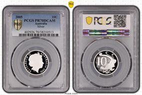 2005 10C Silver PR70DCAM