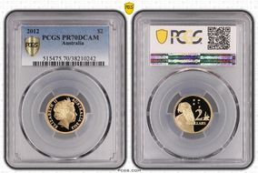 2012 $2 PR70DCAM