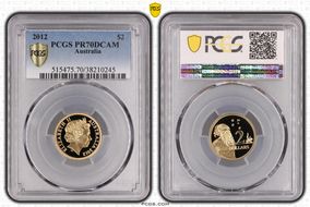 2012 $2 PR70DCAM