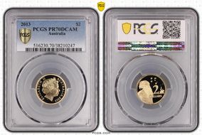 2013 $2 PR70DCAM