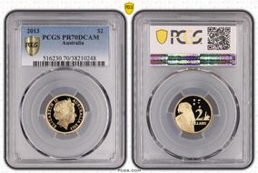 2013 $2 PR70DCAM