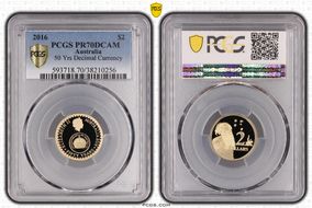 2016 $2 50 Yrs Decimal Currency PR70DCAM