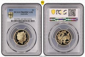 2011 $1 PR69DCAM