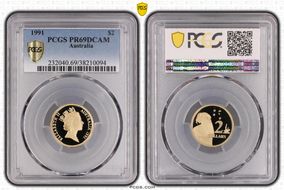 1991 $2 PR69DCAM