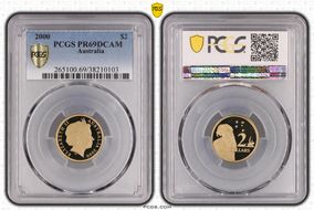 2000 $2 PR69DCAM